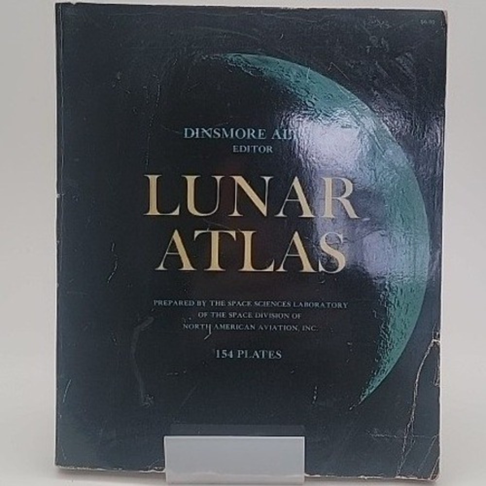 Dinsmore Alter Lunar Atlas Paperback 1968 Dover Edition 154 Plates‎ Fair